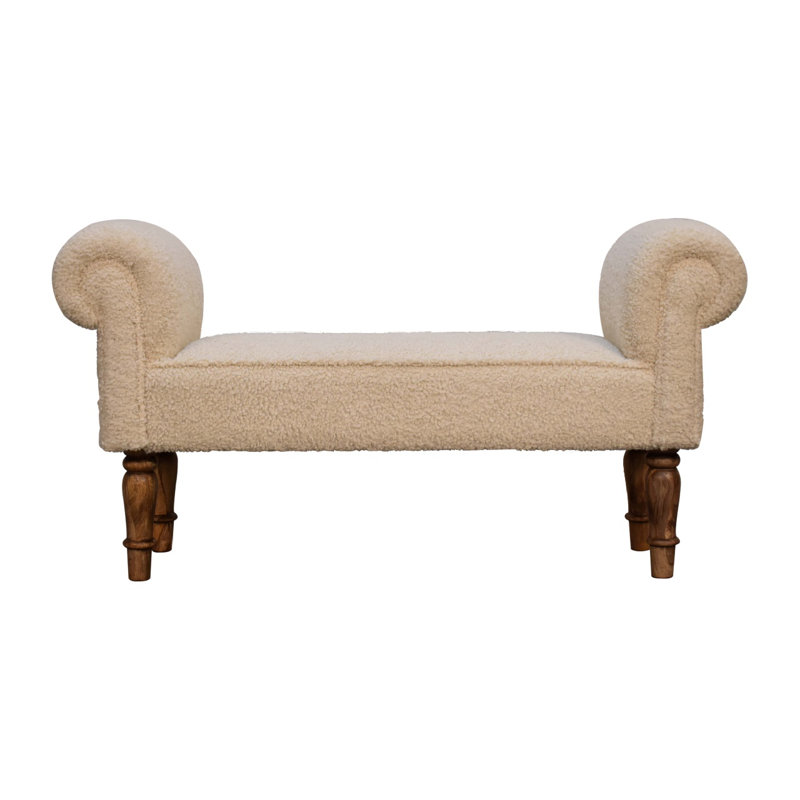 Barteld Cotton Upholstered Bench