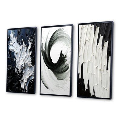 " Abstract River Of Euphoria IV " by Designart 3 - Pieces