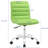 Modway Ripple Armless Mid Back Vinyl Office Chair-394317368