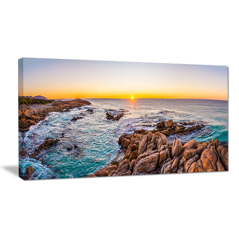 « freycinet national park beach landscape », reproduction de photo sur toile tendue, H 16 po x l 32 po x P 1 po