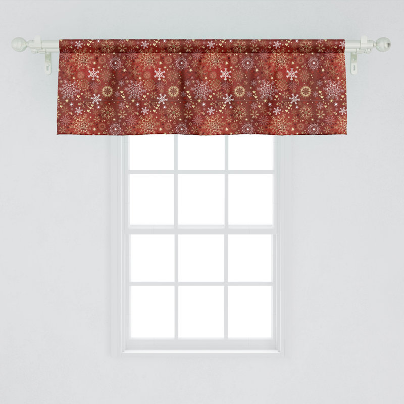 Ensemble de 2 cantonnières de Noël Ambesonne, L 54 po x L 12 po