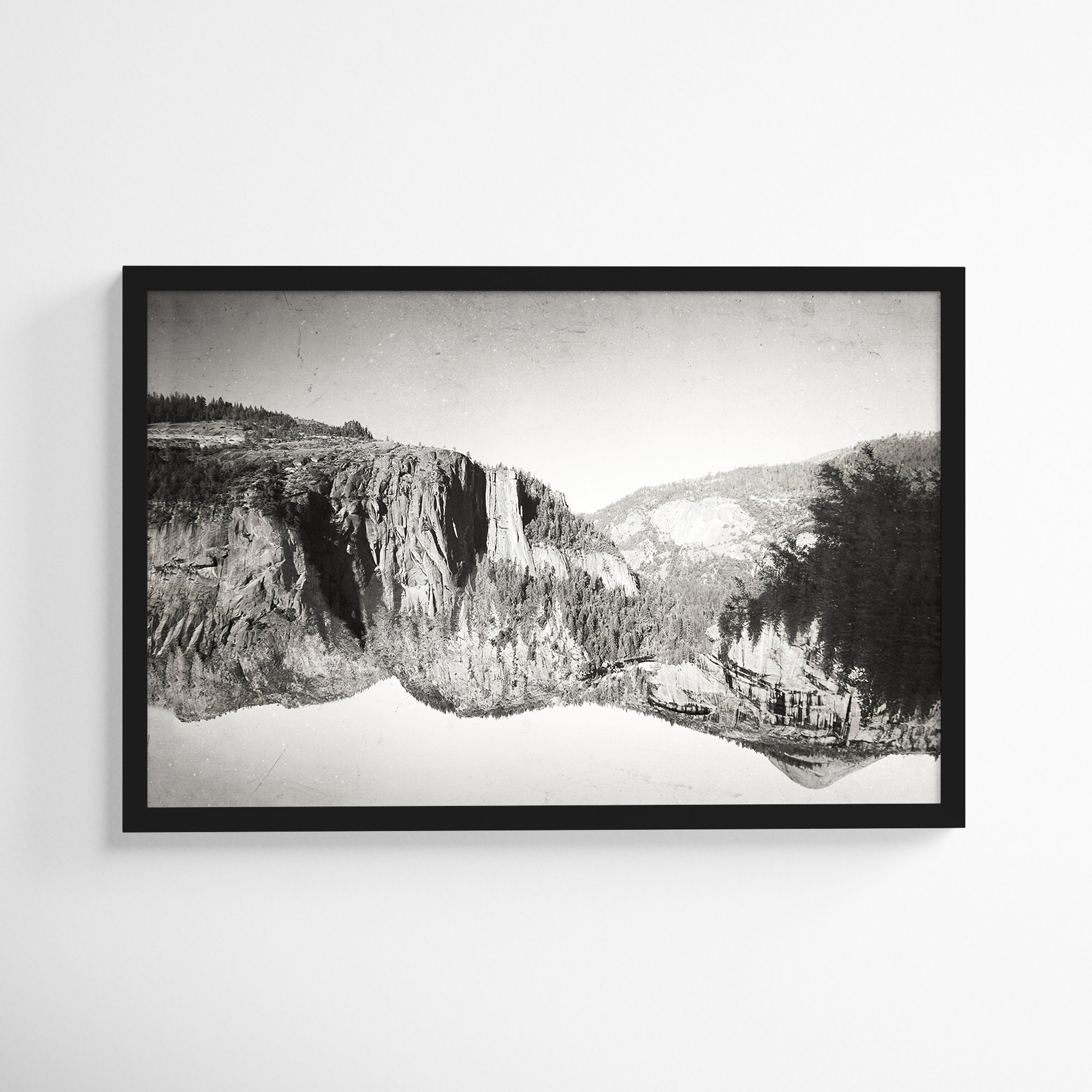 Negative Reality Inversion by F2images, Black, 18" H x 27" W