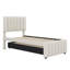 Lit plateforme tapissier avec lit gigogne et 3 tiroirs-1617021606