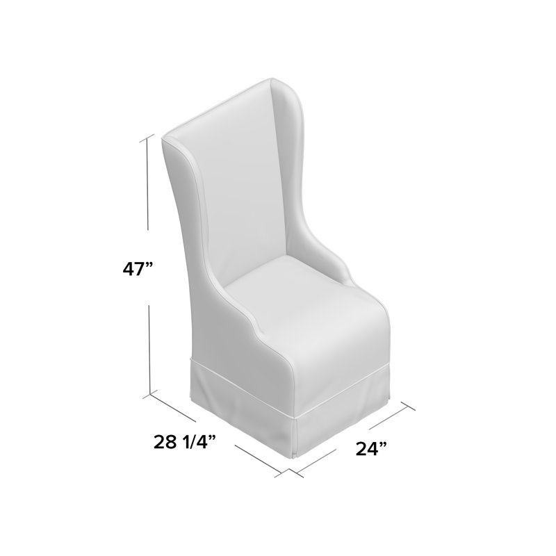 Upholstered Dining Chair, Cream