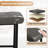 Faux Leather Wide Cushion Bar Stool With Metal Frame-1795799736-1795799738