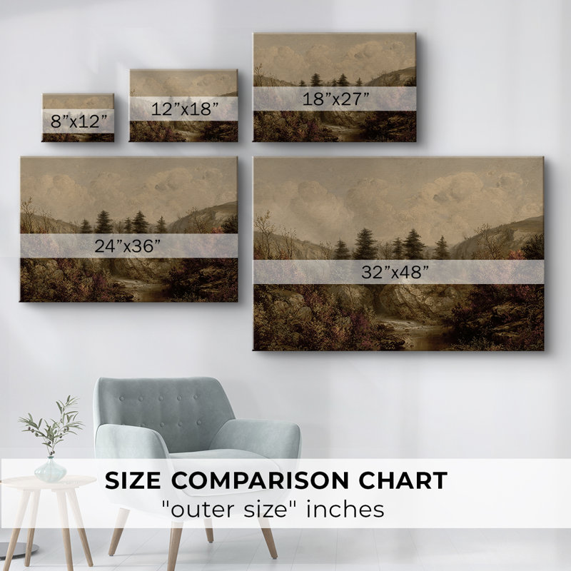 Paysages rétro-DCxxxi -Galerie enveloppée Cavas, 40 x 60