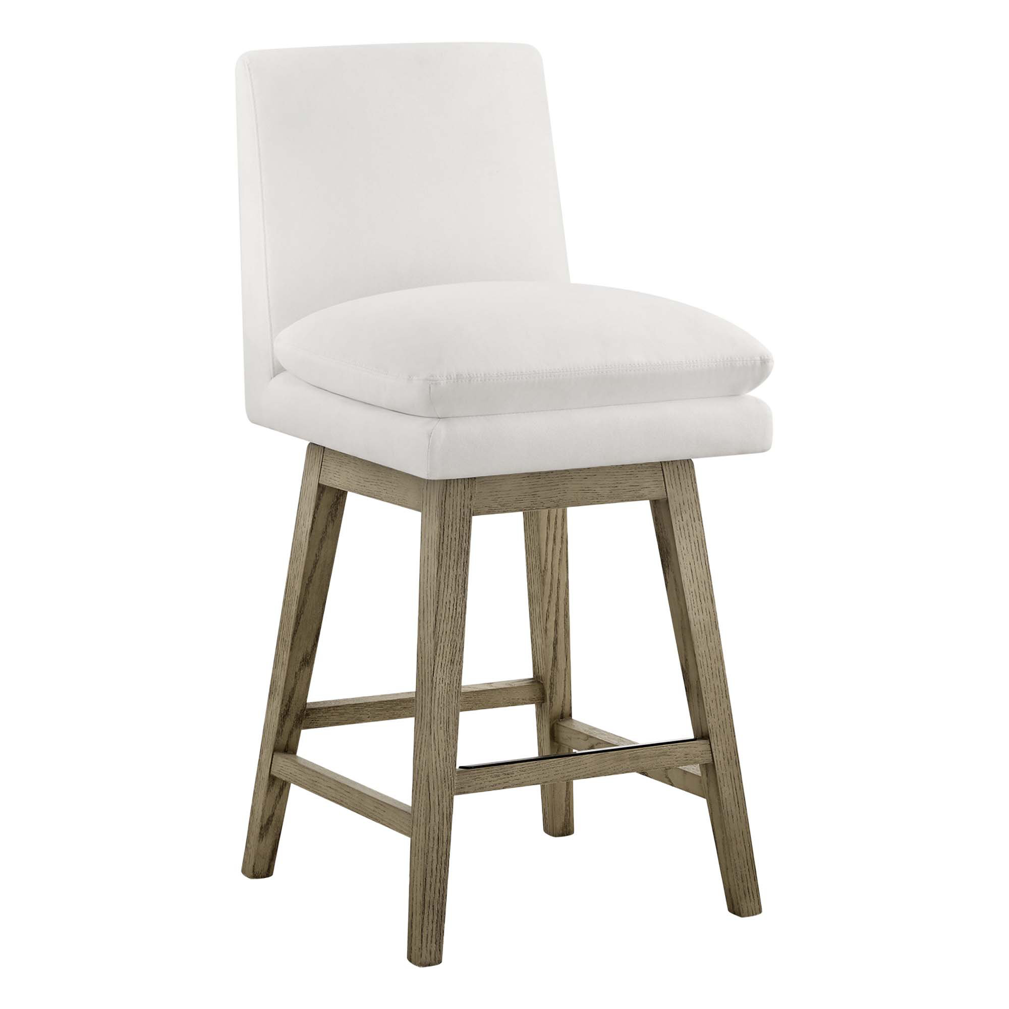 Joss & Main Bethea Upholstered Swivel Counter Stool & Reviews | Wayfair