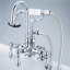 Garniture de robinet de baignoire à pattes avec douche à main Stonington-19139483-19139486