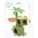 43" Cat Tree Tower, Climbing Tree With Cat Scratching Posts, 2 Big Condos And Hammock