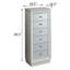 Armoire à bijoux blanche à 6 tiroirs