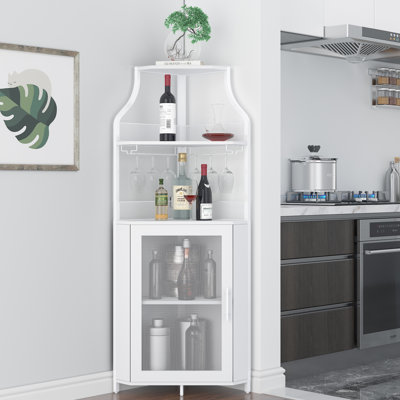 Solid Wood Floor Wine Bottle Rack