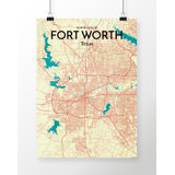 " Fort Worth City Map "