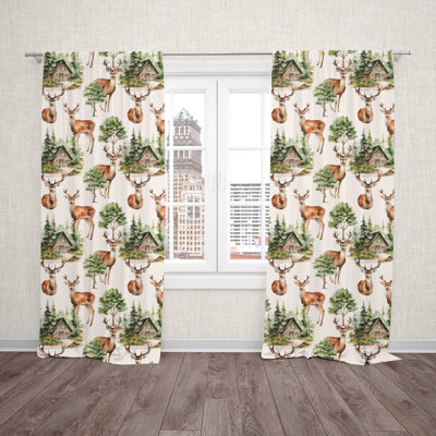 Kalopsida Room Darkening Curtain Pair