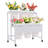 2-Tier Flower Display Stand With 6Pcs Buckets-1422071742