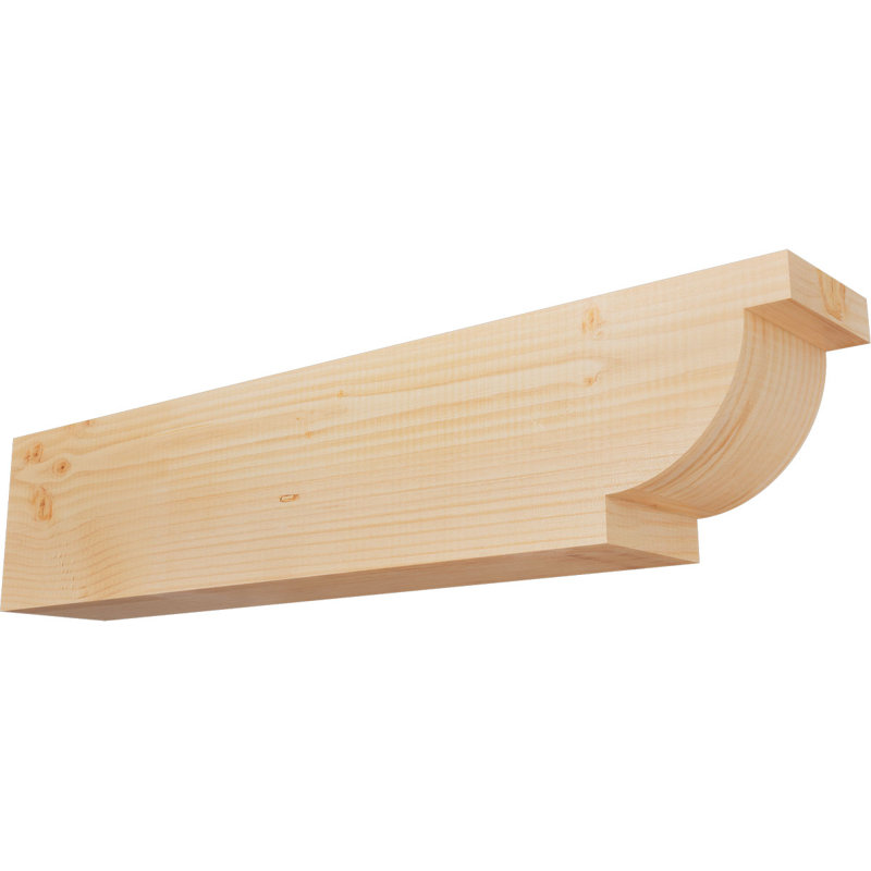 Queue Alpine, Sapin de Douglas, H 8 po x l 36 po x P 5,5 po