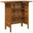 Ameriyah vidaXL Outdoor Bar Table, Outdoor Pub Table with 2 Shelves, Solid Acacia Wood, 43.3"x19.7''x 41.3"