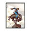 ba-655-Floater Western Cowboy Bar Floater, reproduction encadrée sur toile-97264458-97264463