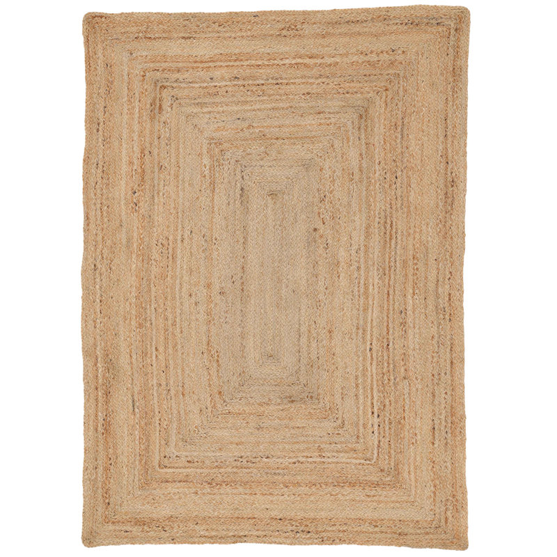 Nele Jute Rug, Beige, Rectangle 100 x 140 cm