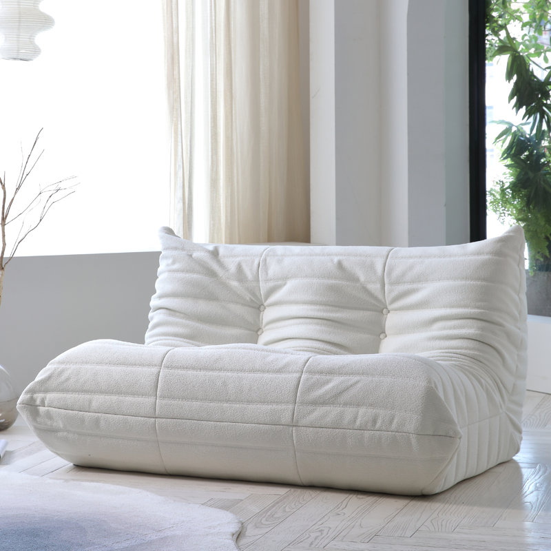 Fauteuil de jeu Aruba, aucun assemblage requis, Blanc
