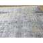 Tapis oriental moderne abstrait brun et gris noué à la main 10 pi 1 po X 14 pi 2 po G6816