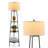 Euron 60'' Black Column Floor Lamp