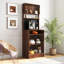 Buffet de cuisine avec 2 portes coulissantes en verre rayé, armoire de rangement autoportante pour bouteilles, vin, machine à café, four à micro-ondes, etc.