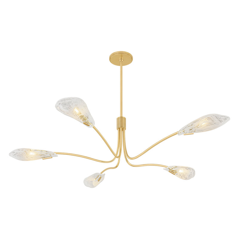 Darfield Floor Lamp, 5 Lights, 12.25" H x 56" W x 56" D