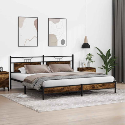 Metal Bed Frame Without Mattress