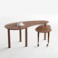 Table basse avec petite table rotative-1155914005