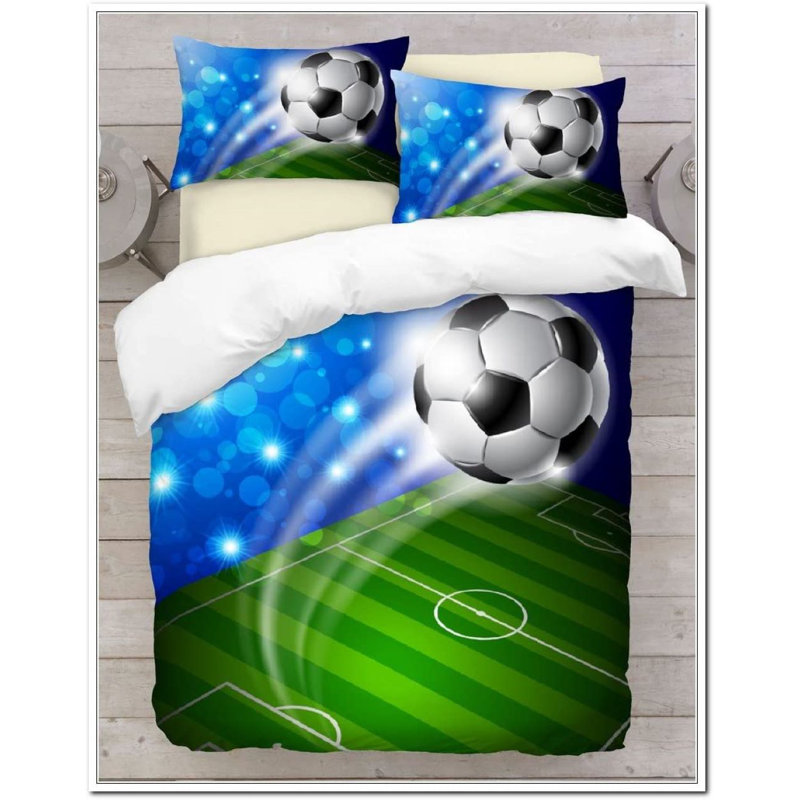 Finnley Microfiber No Pattern Duvet Cover Set with Pillowcases Included, Double Duvet Cover + 2 Standard Pillowcases