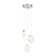 Paget,3lt LED Chandelier,Chrome