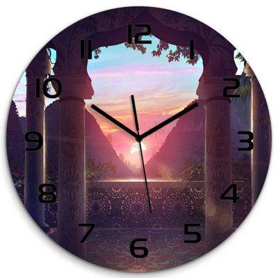 Jnaya Glass Wall Clock