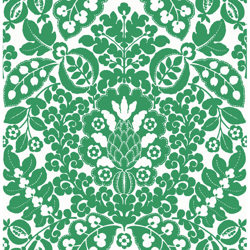 Papier peint L 33 pi x l 20,5 po Ardus, Vert
