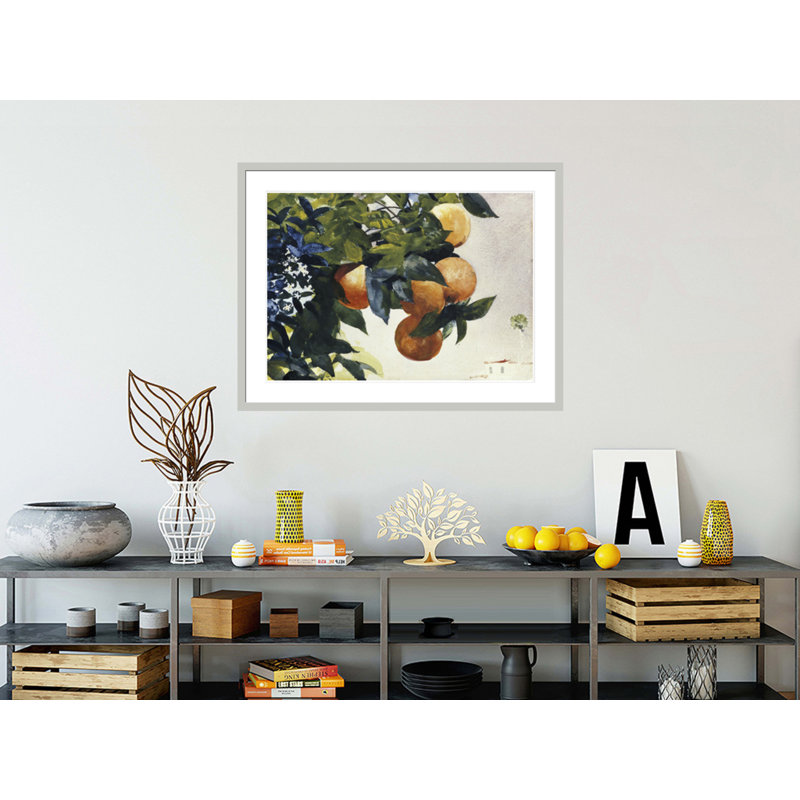 «Oranges on a Branch» par Winslow Homer, impression giclée encadrée, 31,55 po H x 41,5 po L