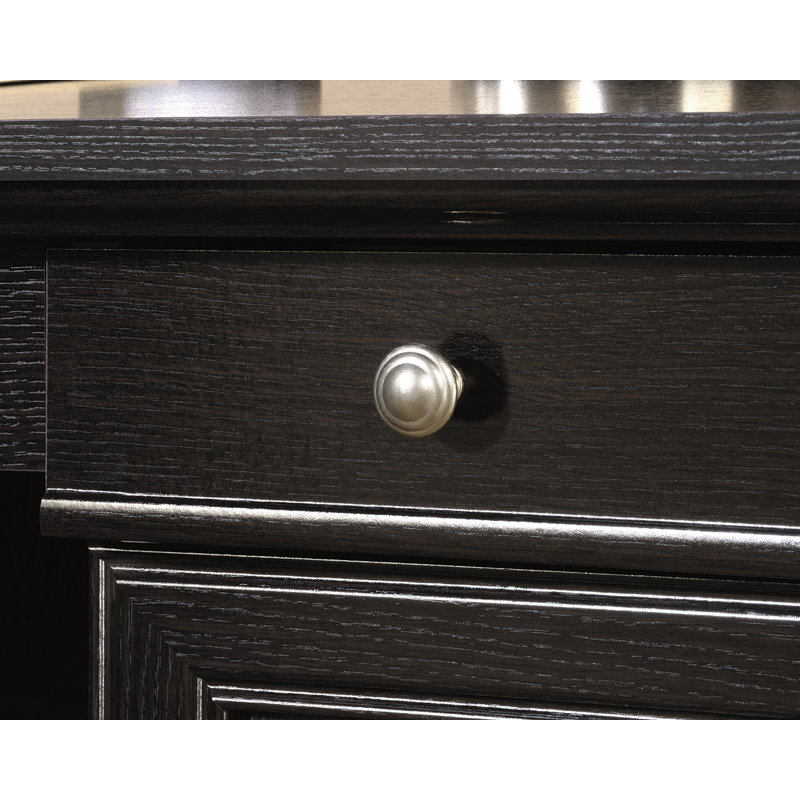 Palladia L-Shaped Computer Desk, Black