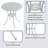 Fauver Metal Dining Table-1081320709