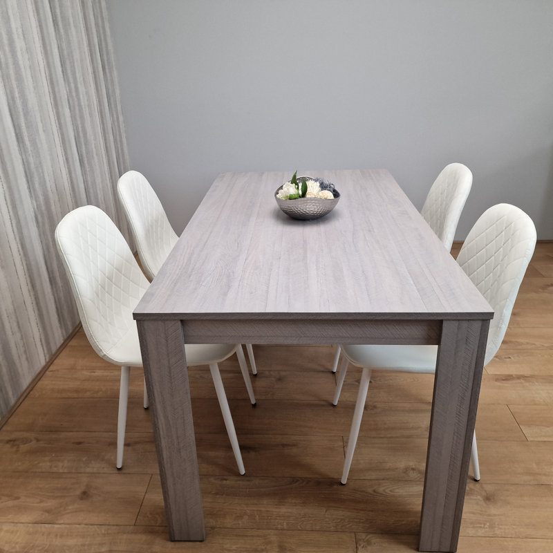 Lindy 4 - Person Dining Set, 75 H x 117 L x 77 W cm