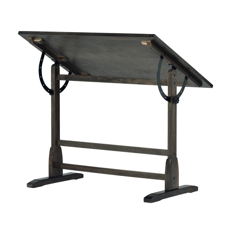 Table à dessin Gumesindo, H 36 po x l 42 po x P 30 po, Noir patiné
