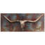 «Long Horn», reproduction d'art sur métal