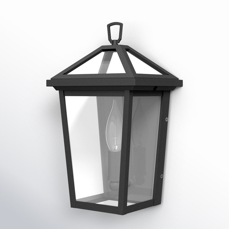 Alford Place Outdoor Wall Lantern, Museum Black