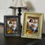 Cadre photo simple 3 pièces 11 "x 14" doré antique avec placement mural ou de table