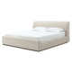 Linen Upholstered Platform Bed
