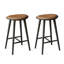 Chaise d'appoint brune (lot de 2)-2110109481-2110109485