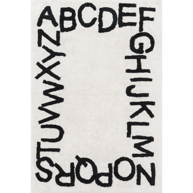 Tapis Alphabet SpinCleaneable, Rectangle 4 pi x 6 pi