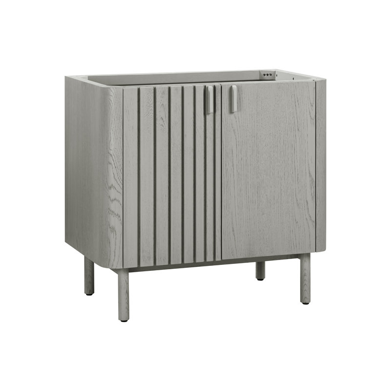 Base de meuble-lavabo simple 36 po Blakely seulement, Gris