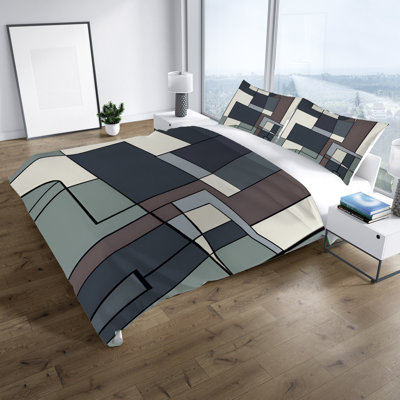 Polyester Abstract Duvet Cover