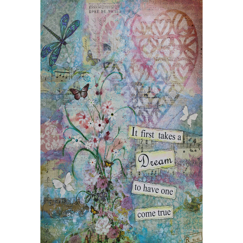 «First Dream» par Morrell, impression sur toile tendue, H 18 po x l 12 po