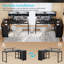 Modular L-Shaped Steel Computer Desk