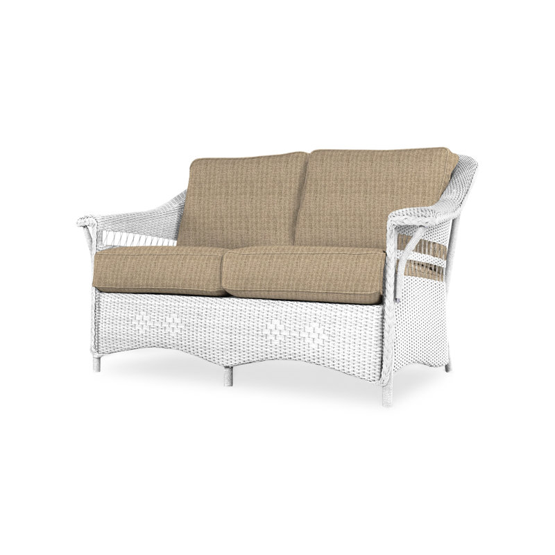 Nantucket Outdoor 2 - Seat, White, Sandberg Navy