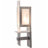 Estructura Steel Flush Mounted Sconce